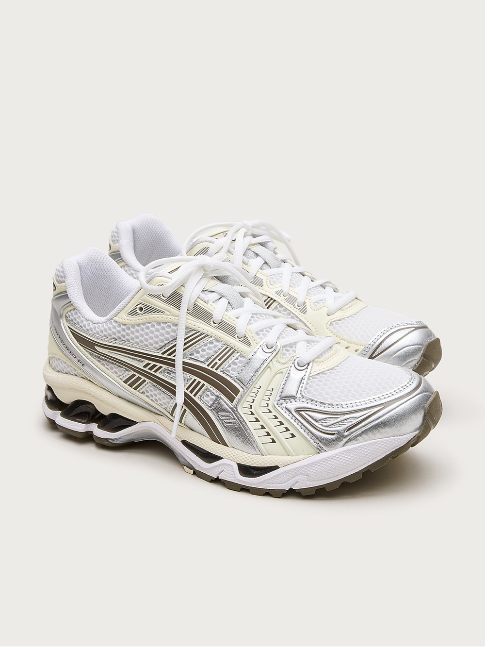 ASICS GEL-KAYANO 14 unisex sneakers White Ivory Men’s Size 7, Women’s Size 8.5